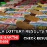 Kerala Lottery Result Today SS406 STHREE-SAKTHI Result Live 12-03-2024